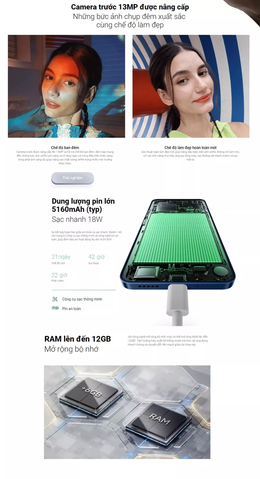 Điện thoại Redmi 14C 4+128GB (4)