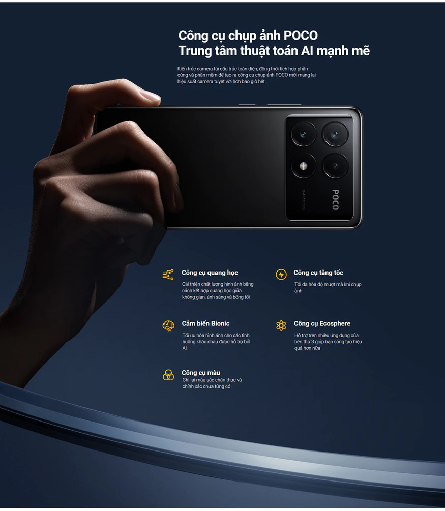 Điện thoại thông minh POCO X6 Pro 5G I 8+256 GB (10)