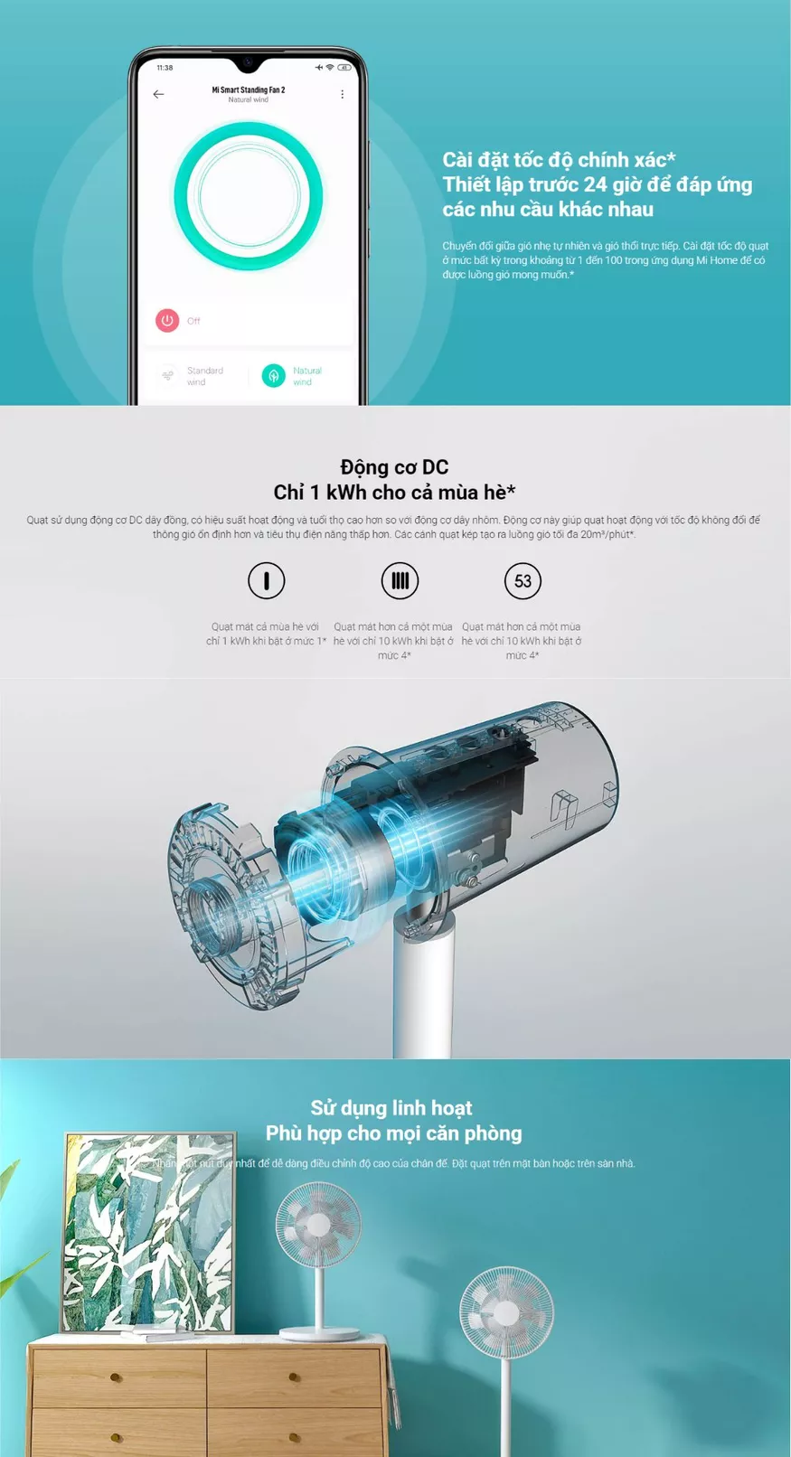 QUẠT ĐỨNG THÔNG MINH MI SMART STANDING FAN 2 (6)