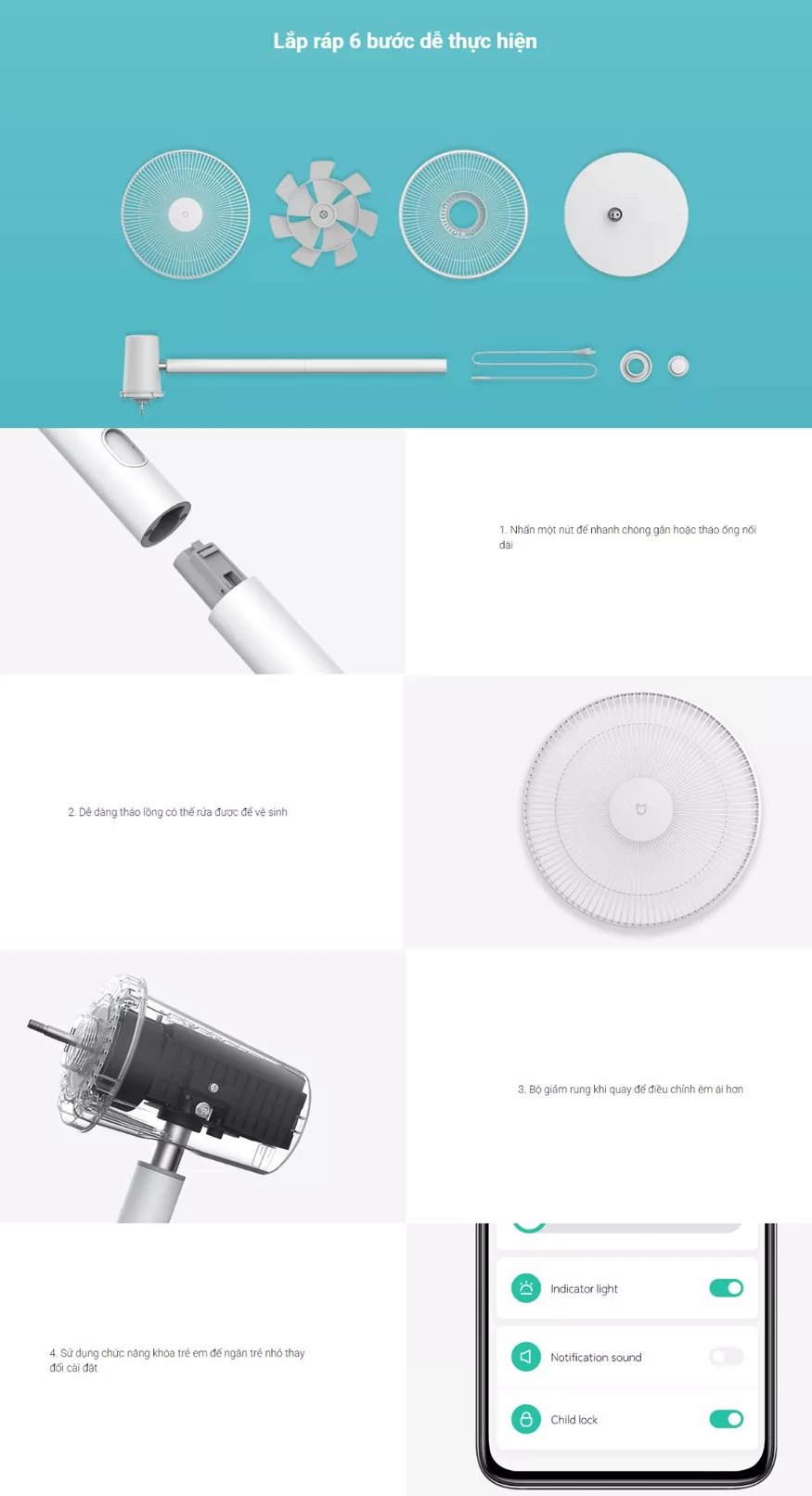 QUẠT ĐỨNG THÔNG MINH MI SMART STANDING FAN 2 (7)