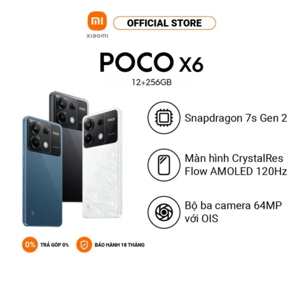 Điện thoại POCO X6 12+256GB