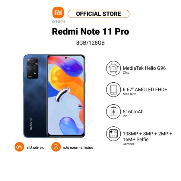 Dien thoai Xiaomi Redmi Note 11 Pro 8128GB 2