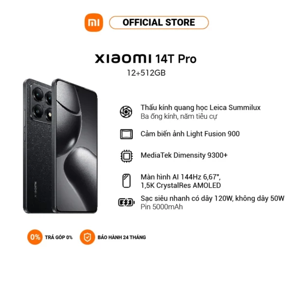 Dien thoai thong minh Xiaomi 14T Pro 12512GB 2