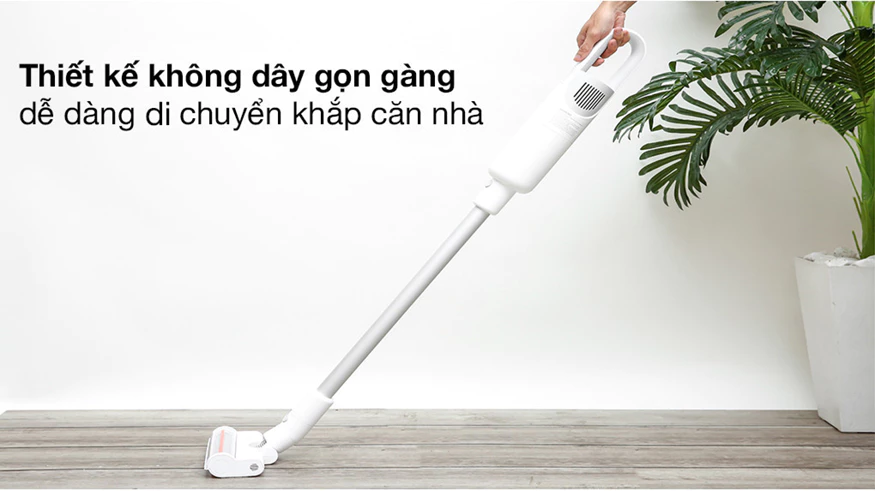 Máy hút bụi không dây Xiaomi Cleaner Light 5 Khối lượng máy chỉ 1.2 kg thật dễ di chuyển, thiết kế sang trọng, hiện đại, phù hợp cho sử dụng gia đình hay tại các văn phòng nhỏ.