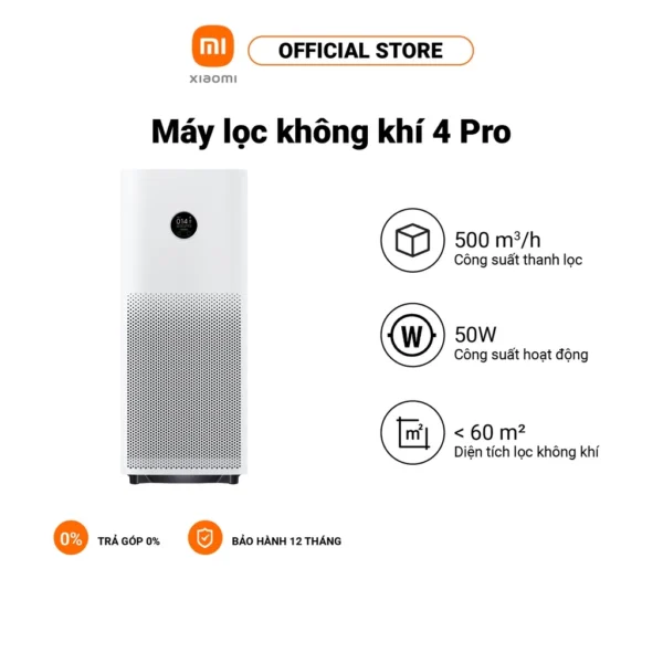 MÁY LỌC KHÔNG KHÍ XIAOMI AIR PURIFIER 4 PRO