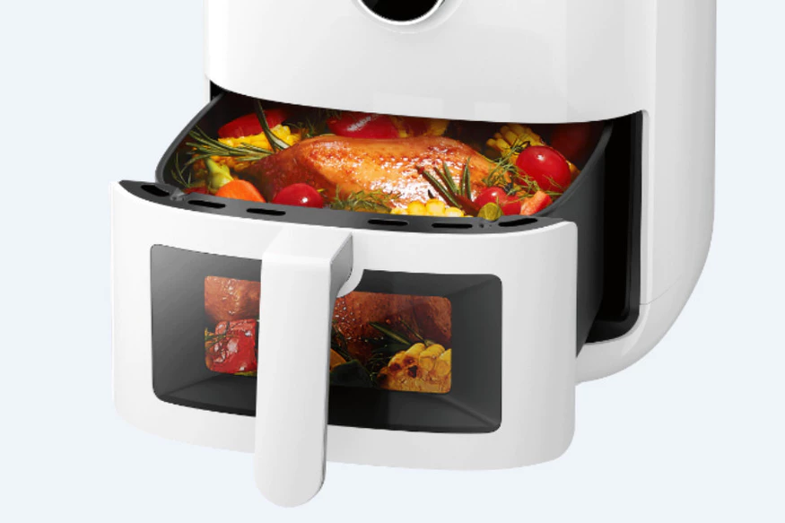 Nồi Chiên Không Dầu Xiaomi Smart Air Fryer Pro 4L 7 Nâng cấp không gian rổ với vỉ nướng độc quyền