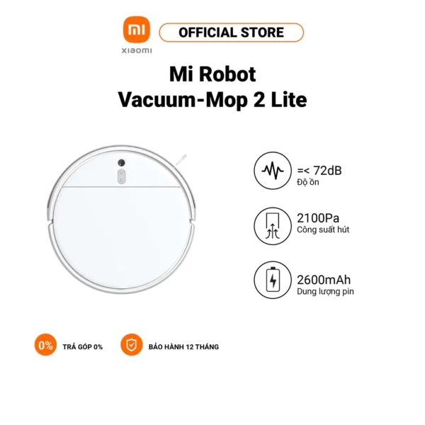 Robot hút bụi lau nhà Xiaomi Vacuum Mop 2 Lite