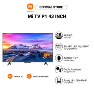 Smart Mi TV P1 Xiaomi 43'' 4K UHD ANDROID