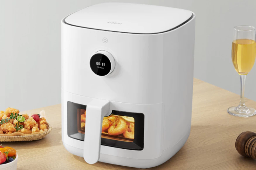 Nồi Chiên Không Dầu Xiaomi Smart Air Fryer Pro 4L 6 Thiết kế cửa nhìn trong suốt nấu ăn dễ dàng cho người mới bắt đầu