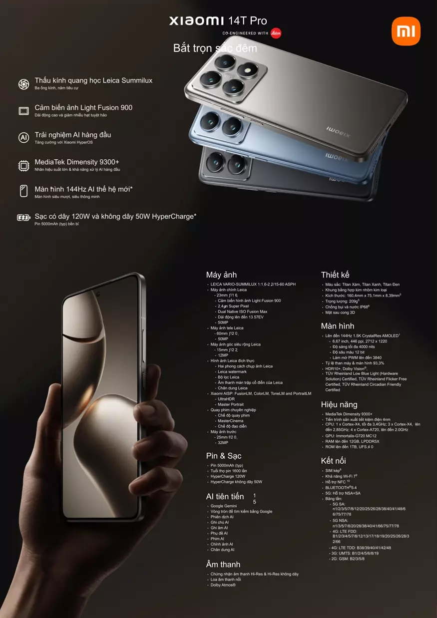XIAOMI 14T PRO 12-512GB